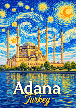Adana Turkey Starry Night