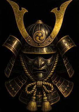 Samurai Helmet and Mask