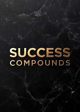 Success Compounds Text Art