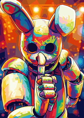 Springtrap Pop Art Portrait