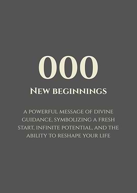 000 - New Beginnings