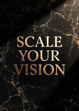 Scale Your Vision Text Art