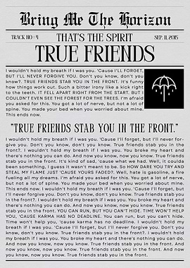 Bring Me The Horizon True Friends
