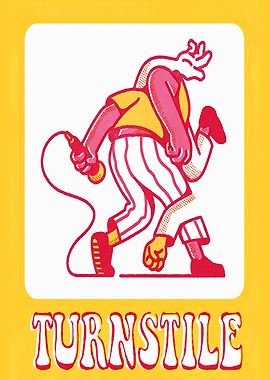 Turnstile Band Graphic with Microphone