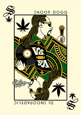 Snoop Dogg King Playing Card