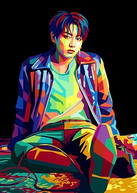 Pop Art Portrait of Jungkook