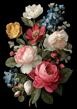 Vintage Floral Bouquet