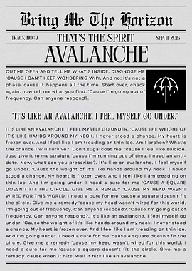 Bring Me The Horizon Avalanche
