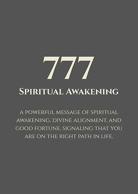 777 - Spiritual Awakening