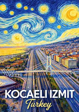 Kocaeli Izmit Turkey Starry Night