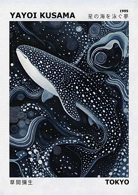 Yayoi Kusama Whale Shark Dream