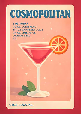 Cosmopolitan Cocktail