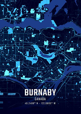 Burnaby Midnight City Map