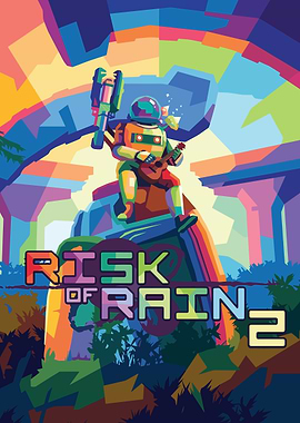 Risk of Rain 2 Robot Poster