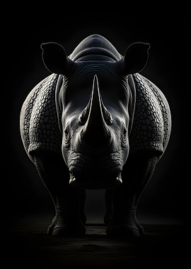 Rhinoceros Portrait
