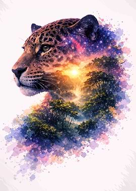 Leopard Galaxy Landscape