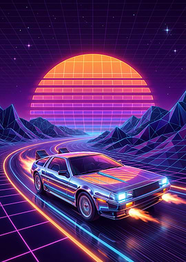 Fluorescent Electro Cyber Speeding