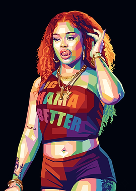 Latto Pop Art Portrait