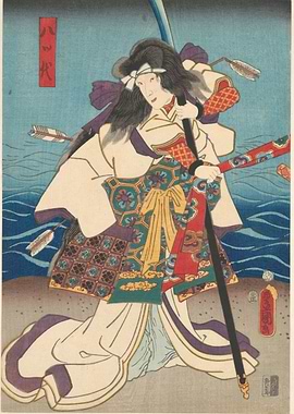 Warrior Woman with Arrows and Spear