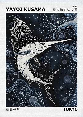 Yayoi Kusama Swordfish Dream