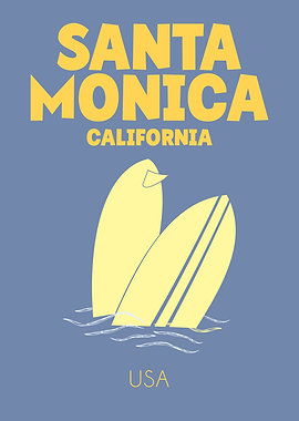 Santa Monica California Surfboards USA