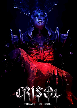 Dark Fantasy Character with Text