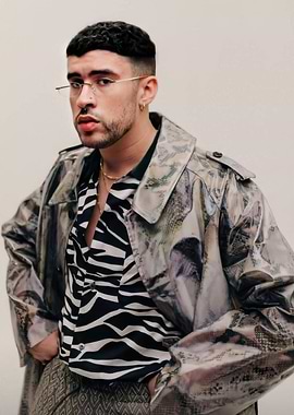 Bad Bunny in Stylish Outfit