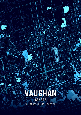 Vaughan Midnight City Map