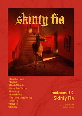 Fontaines D.C. Skinty Fia Album Cover