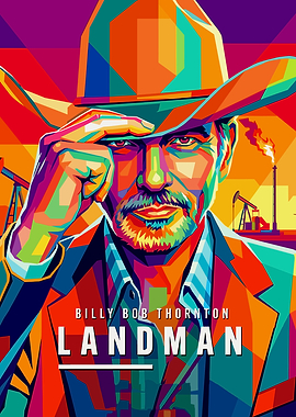 Billy Bob Thornton Landman Pop Art