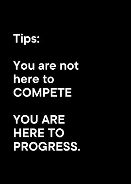 Inspirational Text on Black Background