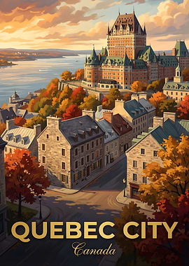 Quebec City Autumn View