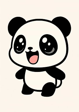 Cute Cartoon Panda