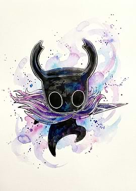 Hollow Knight Watercolor Art