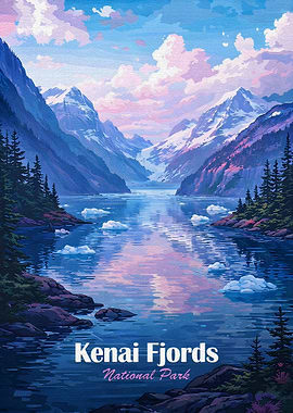 Kenai Fjords National Park Poster
