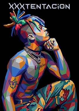 XXXTentacion Pop Art Portrait