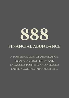 888 - Financial Abundance