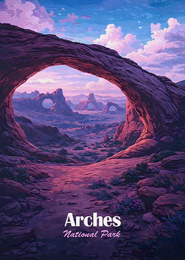 Arches National Park Painting