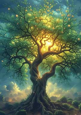 Enchanted Tree of Light