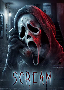 Scream Ghostface Holding Phone