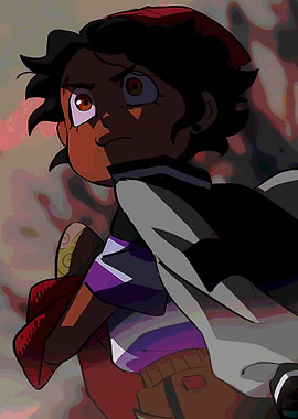 Luz Noceda in a dramatic pose