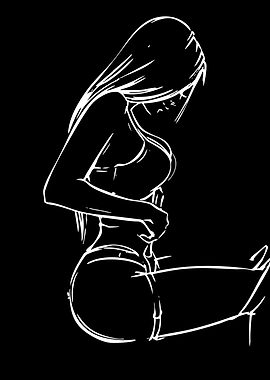 Woman in shorts and top