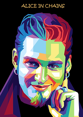 Alice in Chains Pop Art Portrait