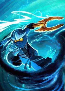 Ninjago Ninja with Golden Weapon