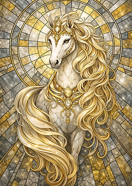 Majestic White Horse