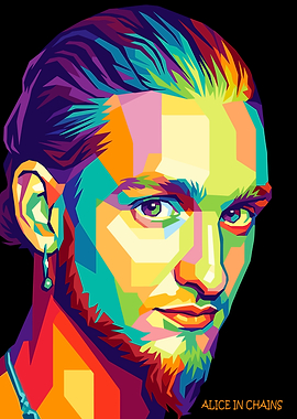 Alice in Chains Pop Art Portrait