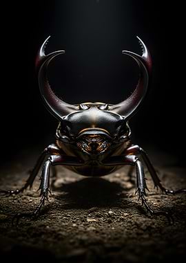 Stag Beetle Macro Shot