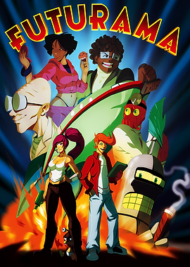 Futurama Characters Poster