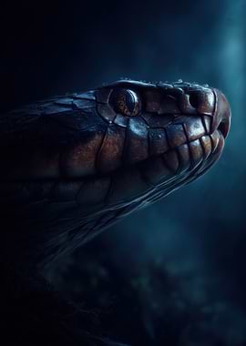 Close-up of a Snake's Head