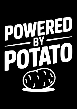 Powered By Potato Text Art